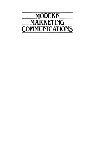 Modern Marketing Communications