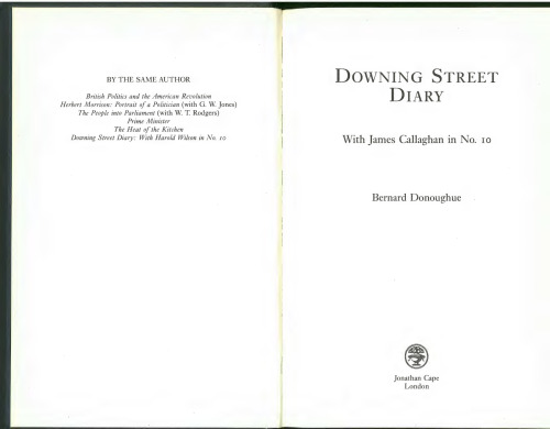 Downing Street Diary Vol.2: James Callaghan at No.10