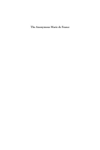 The Anonymous Marie de France