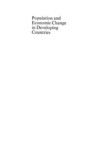 Population and Economic Change in Developing Countries