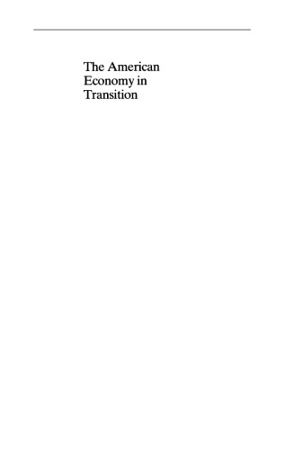 The American Economy in Transition