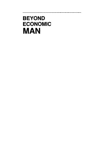 Beyond Economic Man: Feminist Theory and Economics