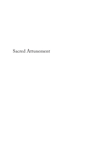 Sacred Attunement: A Jewish Theology