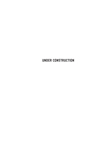 Under Construction: Making Homeland Security at the Local Level