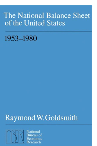 The National Balance Sheet of the United States, 1953-1980