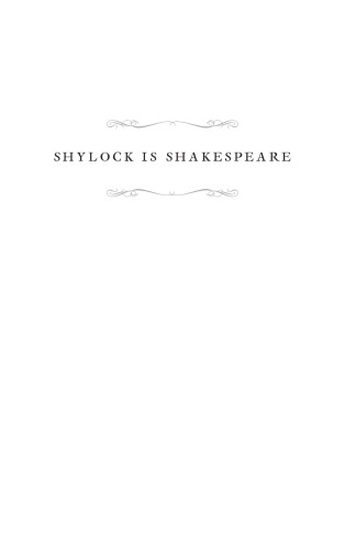 Shylock Is Shakespeare