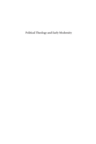 Political Theology and Early Modernity