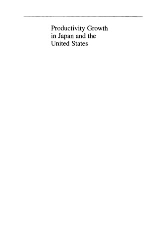 Productivity Growth in Japan and the United States