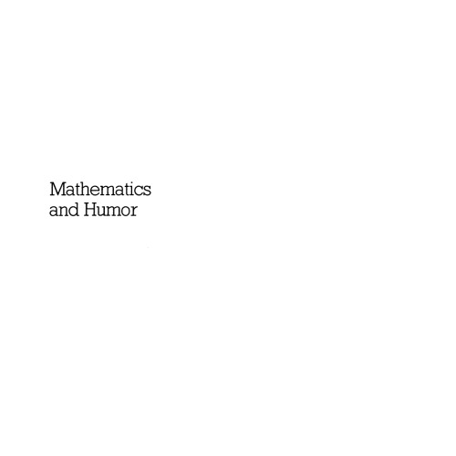 Mathematics and Humor