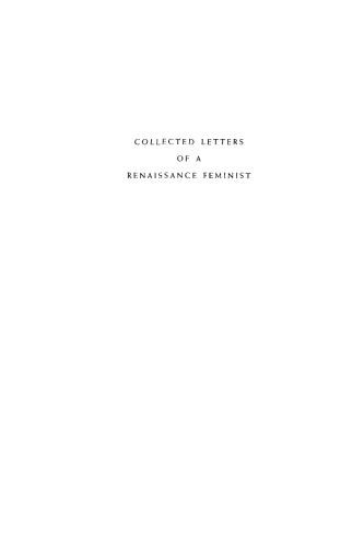 Collected Letters of a Renaissance Feminist