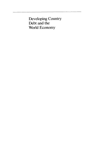 Developing Country Debt and the World Economy