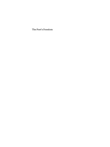 The Poet's Freedom: A Notebook on Making