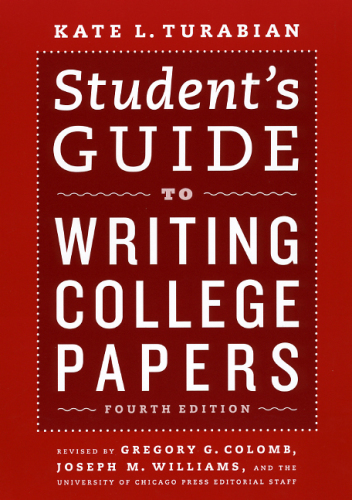 Student's Guide to Writing College Papers
