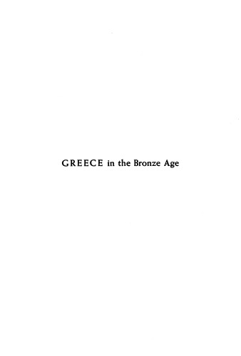 Greece in the Bronze Age