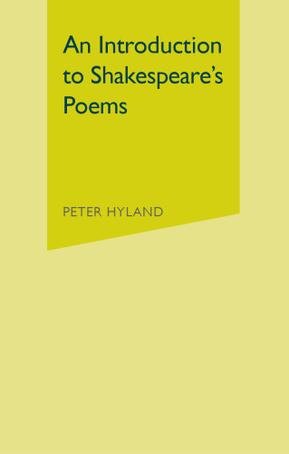 An Introduction to Shakespeare’s Poems