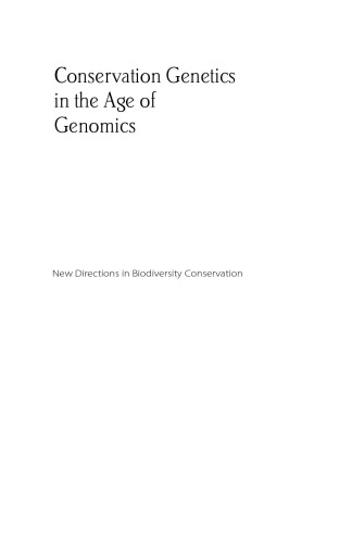 Conservation Genetics in the Age of Genomics