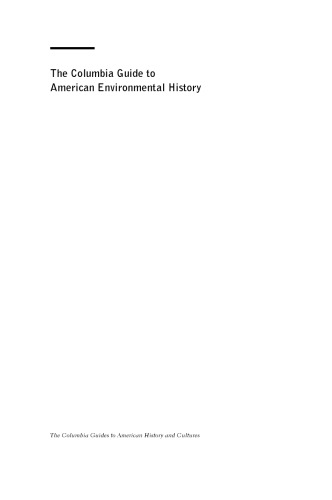 The Columbia Guide to American Environmental History
