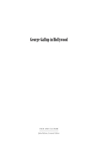 George Gallup in Hollywood