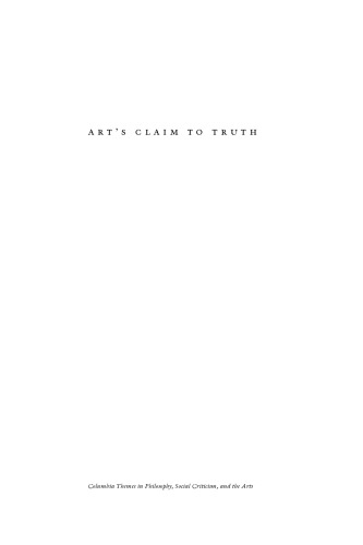 Art’s Claim to Truth
