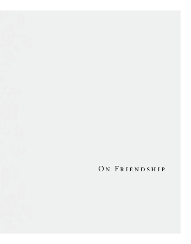On Friendship: One Hundred Maxims for a Chinese Prince