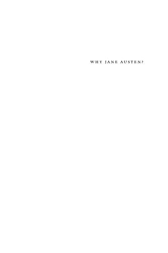 Why Jane Austen?