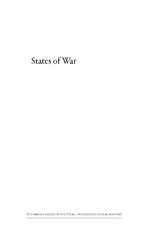 States of War: Enlightenment Origins of the Political