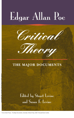 Poe's Critical Theory : The Major Documents
