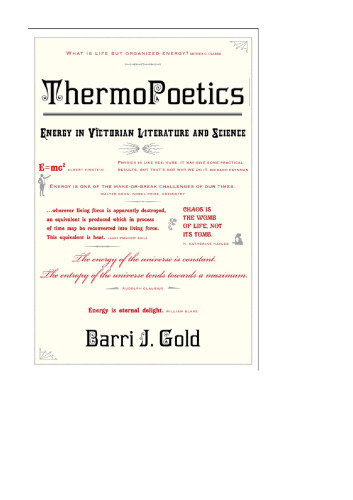 ThermoPoetics: Energy in Victorian Literature and Science