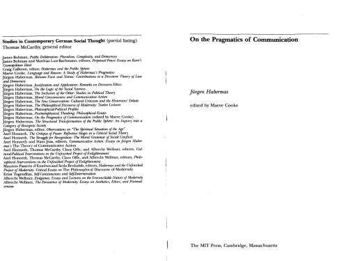 On the Pragmatics of Communication