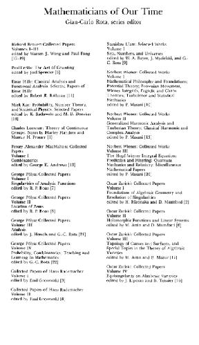 Collected papers: probability, combinatorics, teaching(no p.231-472)