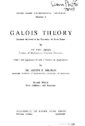 Galois Theory