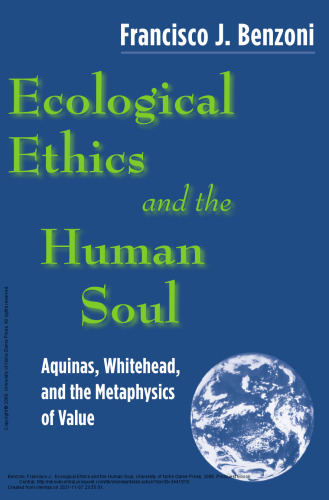 Ecological Ethics and Human Soul - Aquinas, Whitehead, and Metaphysics of Creation