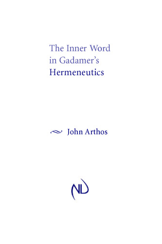 The Inner Word in Gadamer's Hermeneutics