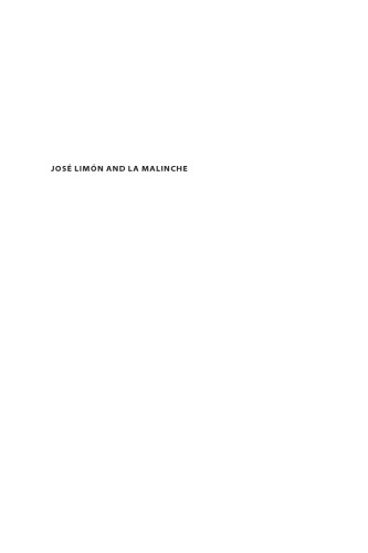 José Limón and La Malinche: The Dancer and the Dance