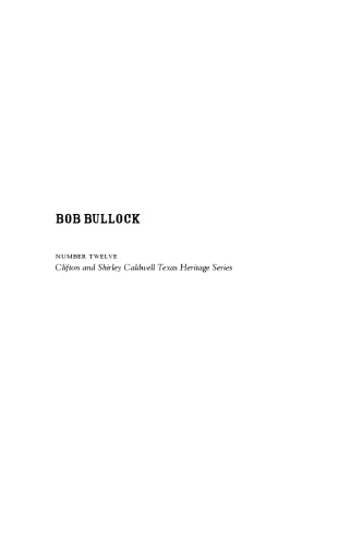 Bob Bullock: God Bless Texas