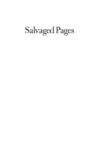 Salvaged Pages: Young Writers` Diaries of the Holocaust