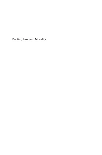 Politics, Law, and Morality: Essays by V.S. Soloviev