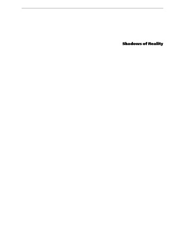 Shadows of Reality: The Fourth Dimension in Relativity, Cubism, and Modern Thought