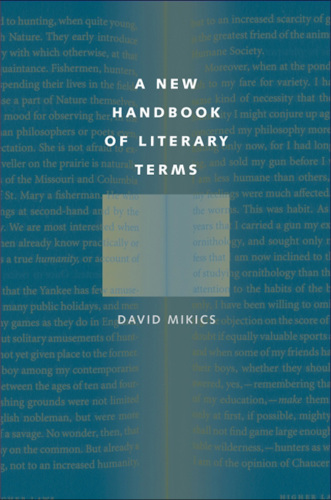 A New Handbook of Literary Terms