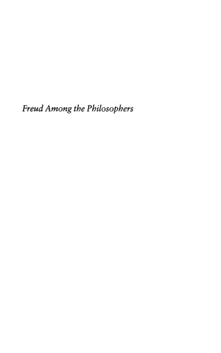 Freud Among the Philosophers