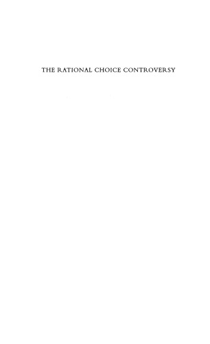 The Rational Choice Controversy