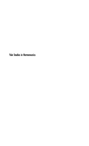 Rhetoric and Hermeneutics in Our Time