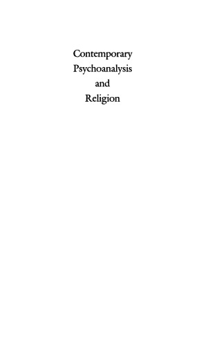 Contemporary Psychoanalysis and Religion