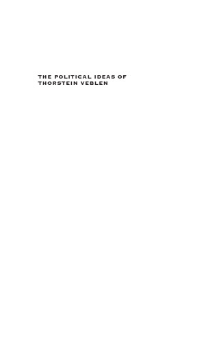 The Political Ideas of Thorstein Veblen
