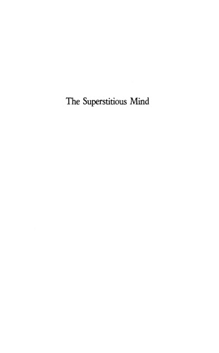 The Superstitious Mind: French Peasants and the Supernatural in the Nineteenth Century