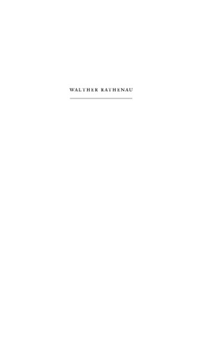 Walther Rathenau: Weimar's Fallen Statesman