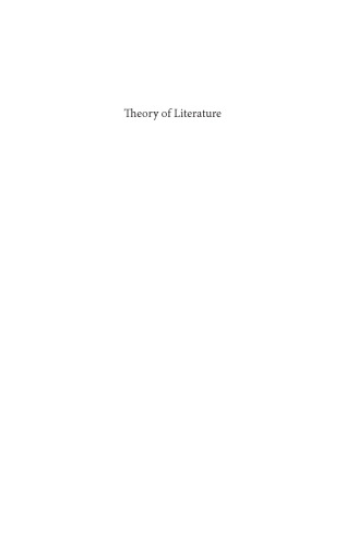 Theory of Literature