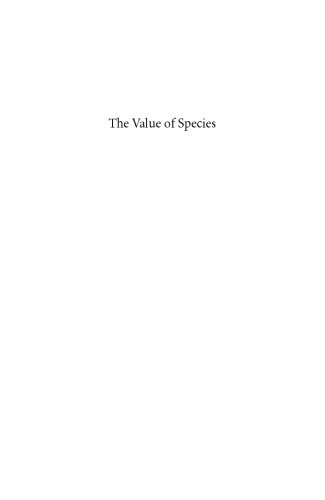The Value of Species
