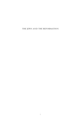 The Jews and the Reformation