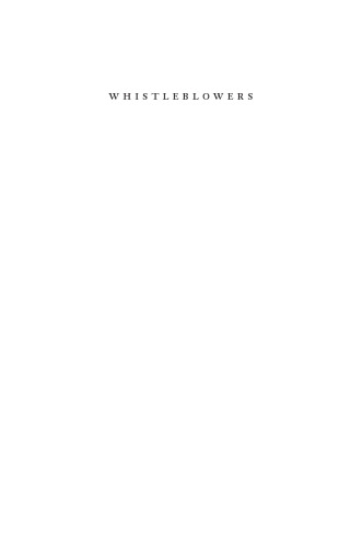 Whistleblowers: Honesty in America from Washington to Trump